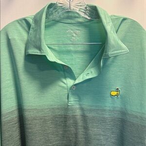 Masters Green and Gray Polo Shirt